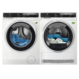 Pesukone ja kuivausrumpu Electrolux EFI953SY6S + EDI953S97Z, valkoinen