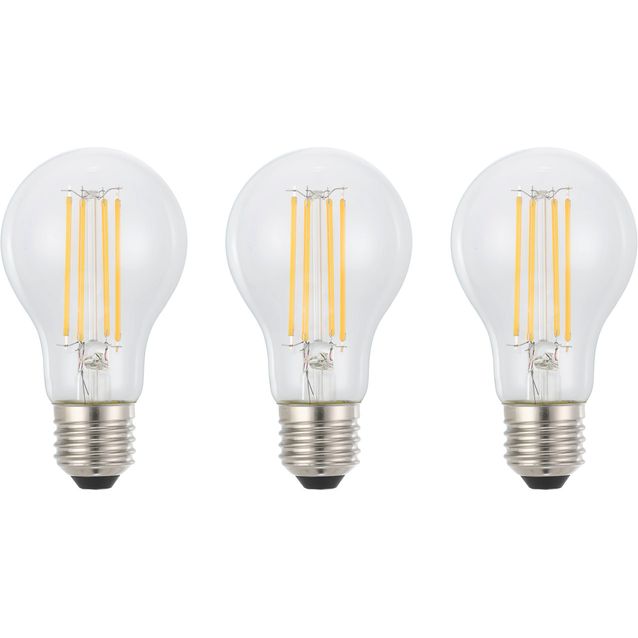 LED-polttimo Eglo E27 A60 6.5W 2700K 806lm kirkas, 3kpl/pkt