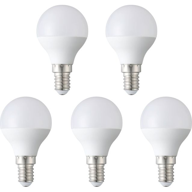 LED-polttimo Eglo E14 G45 4.9W 2700K 470lm opaali, 5kpl/pkt