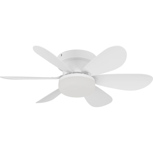 Tuuletinvalaisin Eglo Clovelly Ø52cm 15W LED CCT IP20 valkoinen