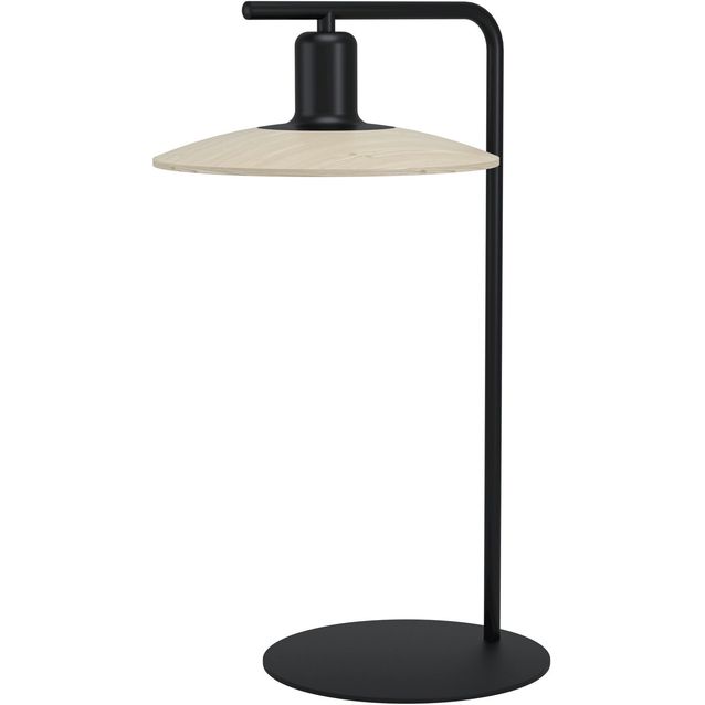 Pöytävalaisin Eglo Mayazes 4.6W GU10 LED IP20 musta/puu