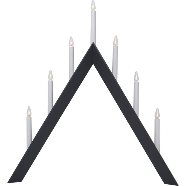 Kynttelikkö Eglo Arrow 7xE10 3W IP20 grafiitti
