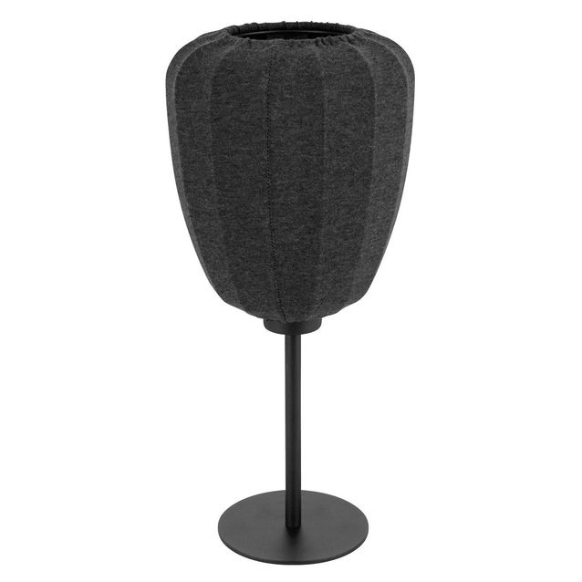 Pöytävalaisin Eglo Barlaston, Ø39cm, E27, 40W, IP20, musta/harmaa