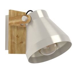 Seinävalaisin Eglo Awton, E27, 40W, IP20, teräs/puu