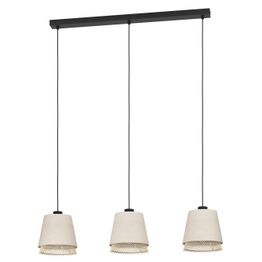 Riippuvalaisin Eglo Tabley, 3xE27, 40W, IP20, pellava/puu