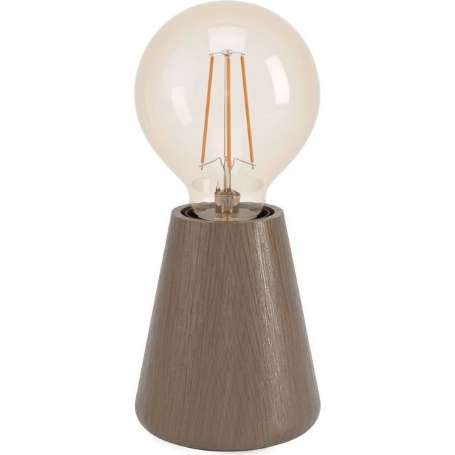 Pöytävalaisin Asby E27 tumma puu 