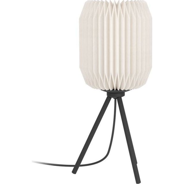 Pöytävalaisin Belgrave E27 musta/valkoinen 