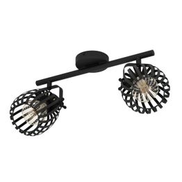 Kattovalaisin Eglo Girona, 2xE27, 40W, IP20, musta