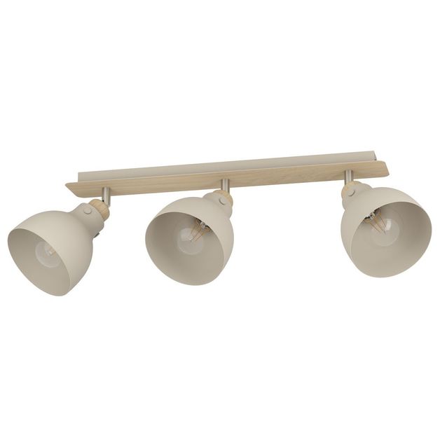 Kattovalaisin Eglo Arrecife, 3xE27, 28W, IP20, hiekka/puu