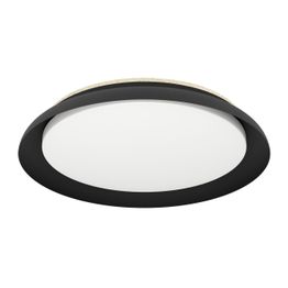 Kattovalaisin Eglo Penjamo, Ø46.5cm, LED, 20W, IP20, musta/puu