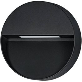 LED-ulkoseinävalaisin Eglo Maruggio, Ø15cm, musta