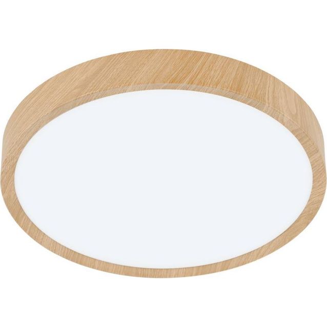 Kylpyhuonekattovalaisin Musurita LED 14.6W 34cm puu/valkoinen