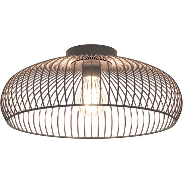 Kattovalaisin Eglo Almanzora E27 maks. 60W IP20 musta/kupari