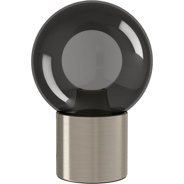 Pöytävalaisin Eglo Bravino 12x17.5cm E14 maks 25W IP20 nikkeli/harmaa