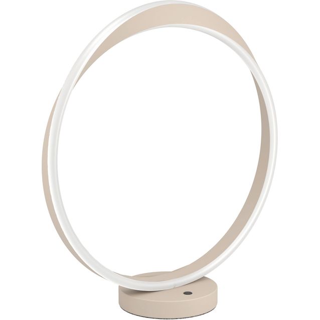 Pöytävalaisin Eglo Camerota 40.5x44cm 10W LED CCT 1600lm IP20 himmennettävä hiekka