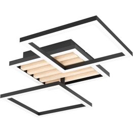 Kattovalaisin Eglo Cembrano 30.5x65.5cm 3x9W LED 3000K 3x1350lm IP20 musta/puu