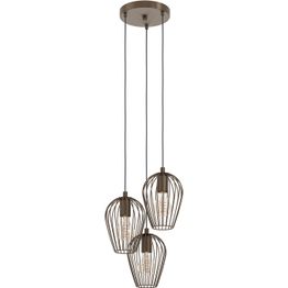 Riippuvalaisin Eglo Newtown Ø38cm 3xE27 IP20 pronssi