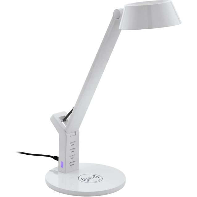 LED Pöytävalaisin Eglo Banderalo valkoinen himmennin langaton latausalusta
