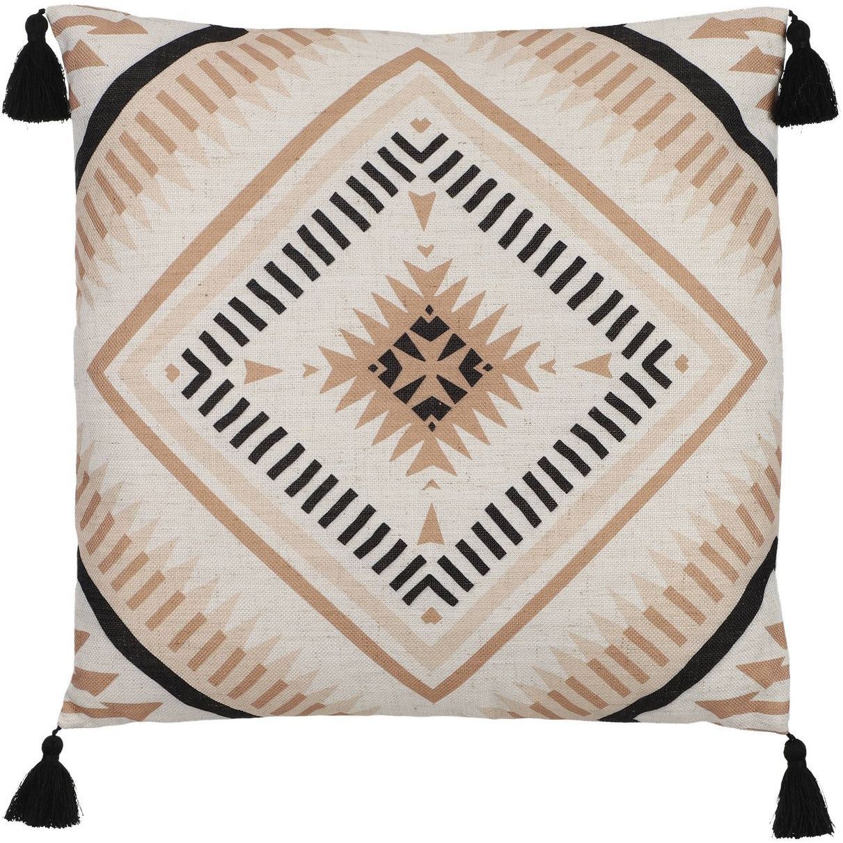 Koristetyyny tupsuilla Eglo Living Chevery, 45x45cm, beige
