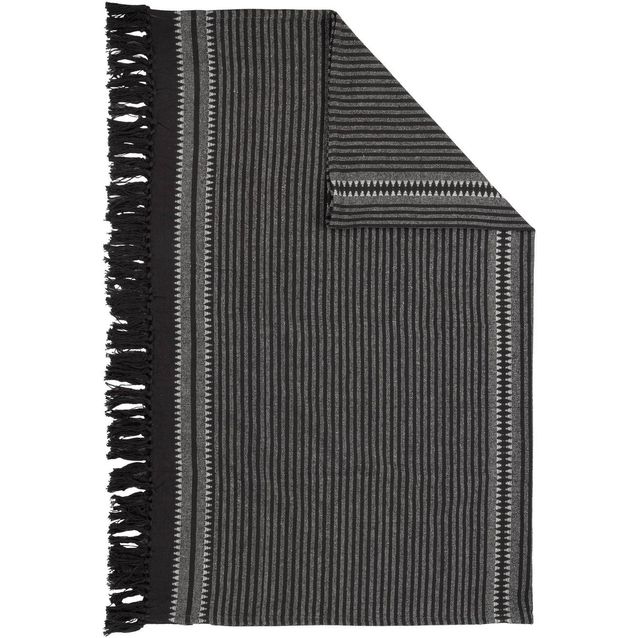 Torkkupeitto Eglo Living Longlac, 170x130cm, ruskea/valkoinen