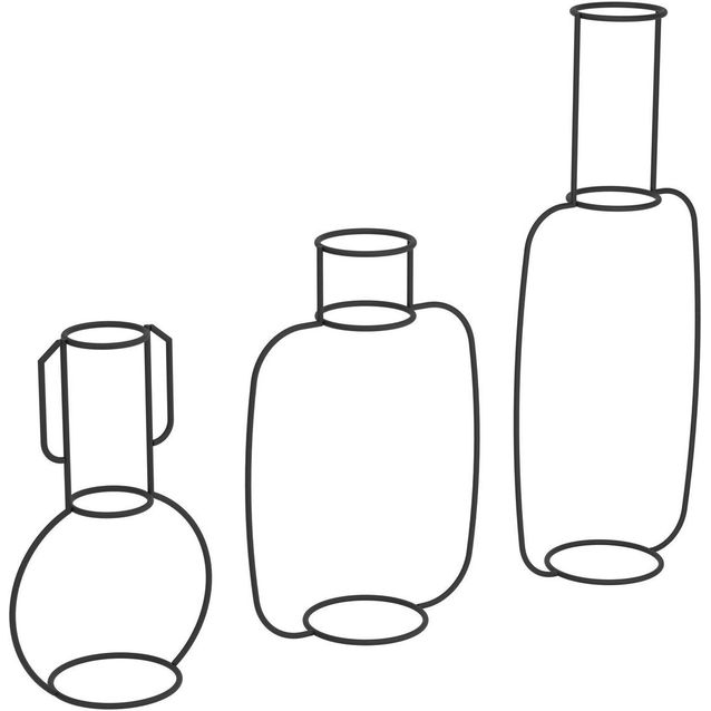 3-osainen koristesetti Eglo Living Bellshill 1, musta 