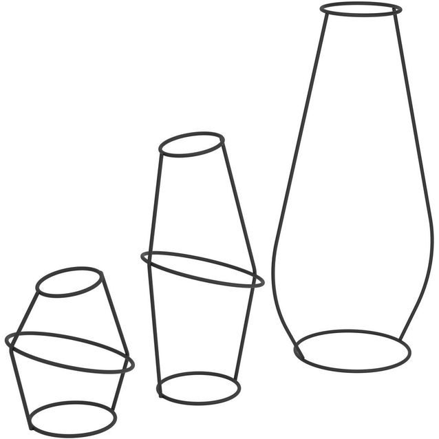 3-osainen koristesetti Eglo Living Bellshill 2, musta 