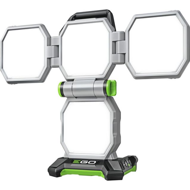 Akkukäyttöinen Ego Power Plus aluevalaisin, 4 paneelia, 10 000 Lumenia