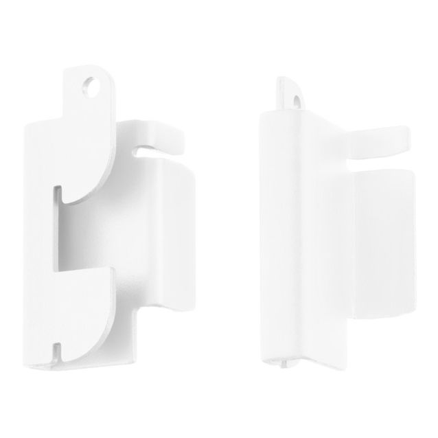 Liittimet Elfa Classic kisko-riippukisko, valkoinen, 1 pari/pkt