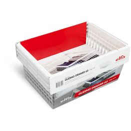 Ulosvedettävä lankakori Elfa valkoinen 4 kpl