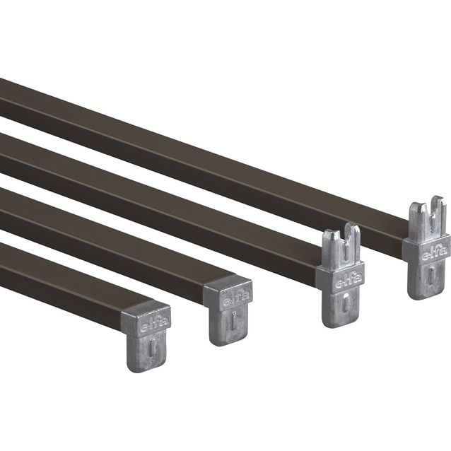 Poikkituki Elfa 204026, 450mm 4kpl, grafiitti