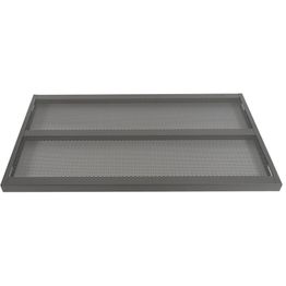 Mesh-hylly Elfa Garage leveys 605mm, mattaharmaa, eri syvyyksiä