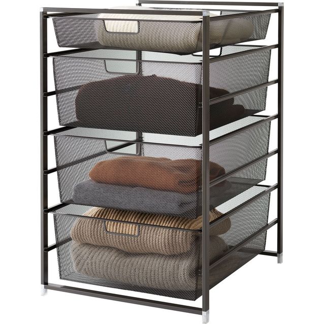 Koripaketti Elfa Mesh Basic 744525, 74x45x54cm, grafiitti