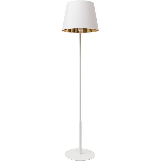 Lattiavalaisin Eltap Vespillo, 38x38x154cm, E27, valkoinen/kulta