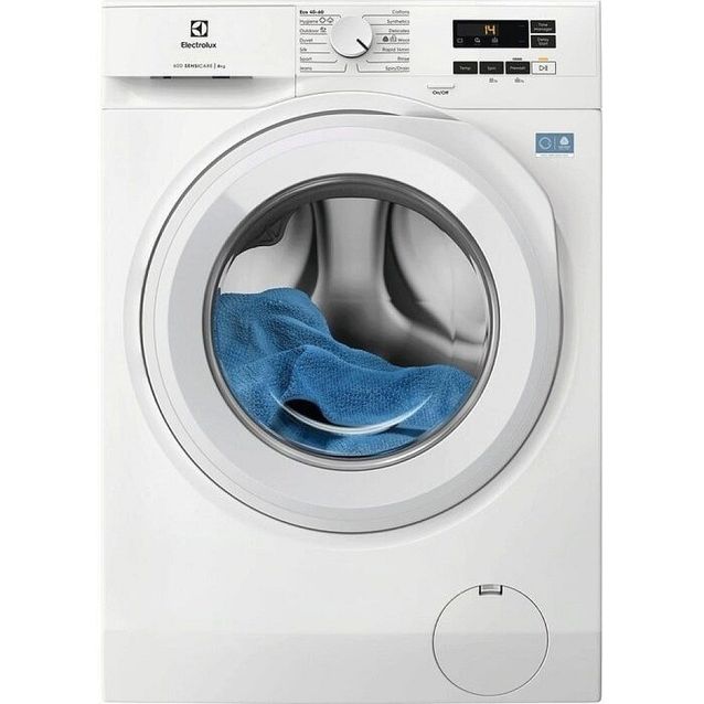 Edestä täytettävä pesukone Electrolux EFI611O84O 600 SensiCare, 8kg