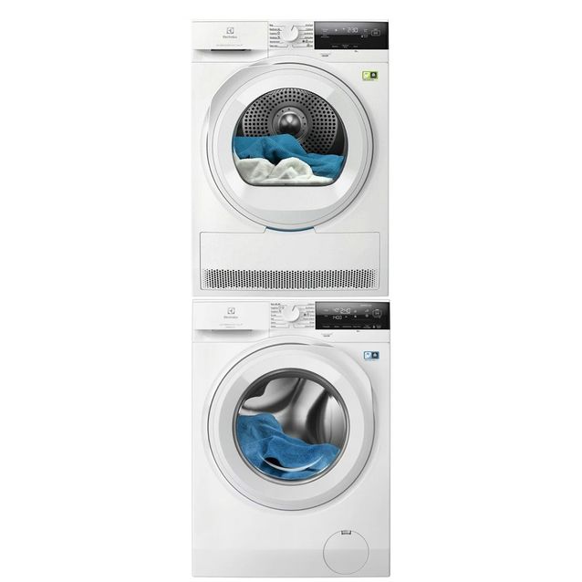 Pesukone ja kuivausrumpu Electrolux EFI631V94Q EDI731V85V, 9/9kg, valkoinen