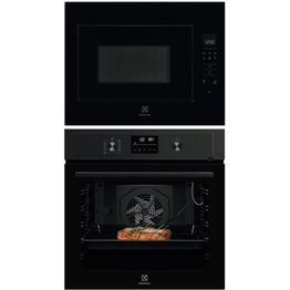 Keittiöpaketti Electrolux - COP800B kalusteuuni ja KMFD264NB mikroaaltouuni, musta
