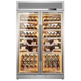 Viinikaappi La Sommeliere Elysee, 120cm, teräs