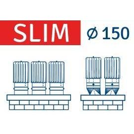 Hormi-imuri Spiroflex Slim ø150 mm rosteri