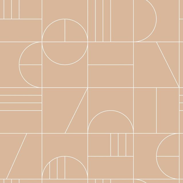 Tapetti Esta Art Deco 139208, 0.53x10.05m, non-woven, beige