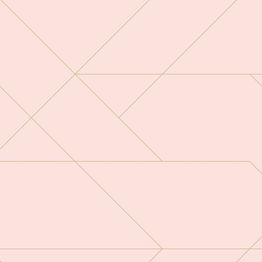 Tapetti Esta Art Deco 139211, non-woven, vaaleanpunainen