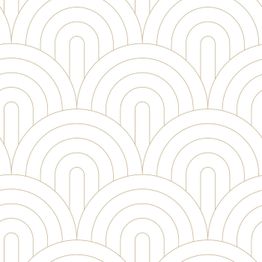 Tapetti Esta Art Deco 139215, non-woven, valkoinen