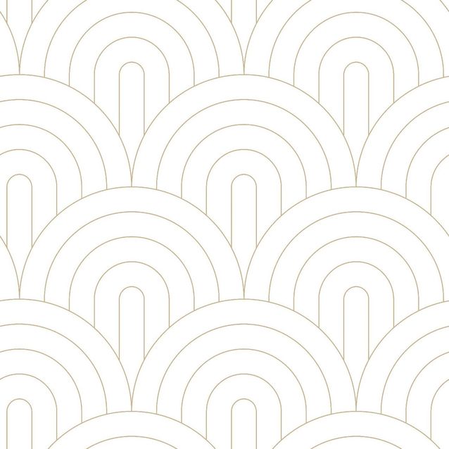 Tapetti Esta Art Deco 139215, 0.53x10.05m, non-woven, valkoinen