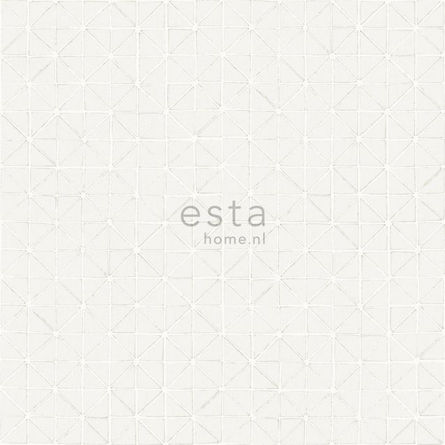 Tapetti Esta Geometric Shapes 148346, 0,53x10,05m, vaaleanharmaa