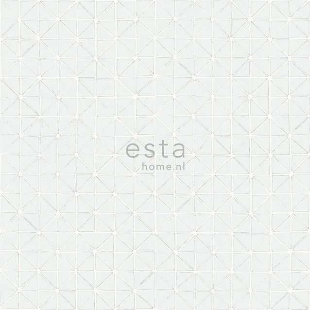 Tapetti Esta Geometric Shapes 148347, 0,53x10,05m, vedenvihreä