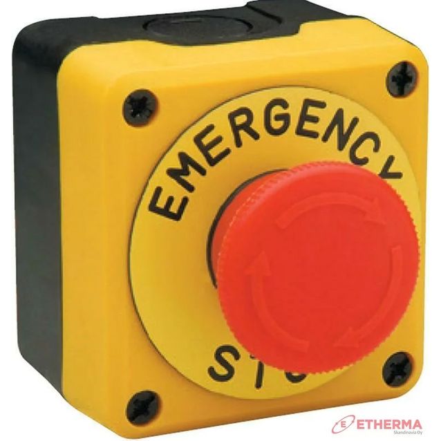 Hätä-seis painike Etherma