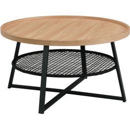 Sohvapöytä Eureka Mode Ø80cm tammi/musta