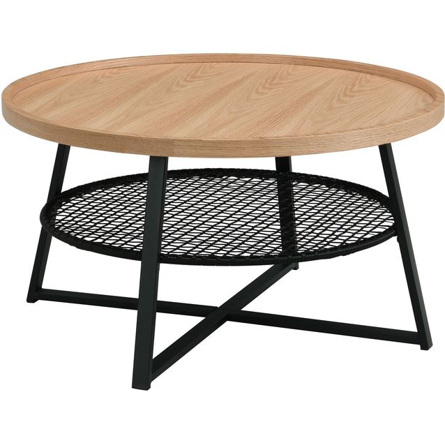 Sohvapöytä Eureka Mode Ø80cm tammi/musta