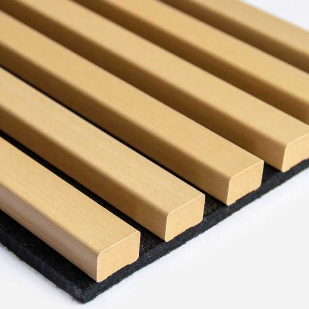 Akustiikkalevy/rimapaneeli Ewona, 600x2400mm, saarniviilu