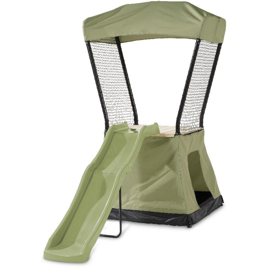 Leikkikeskus liukumäellä, teltalla ja hiekkalaatikolla Exit Ivy