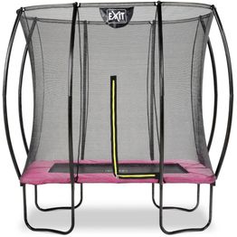 Trampoliini Exit Silhouette sis. turvaverkko pinkki eri kokoja 
